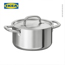 IKEA 365+ Panci 3L dengan Penutup Bahan Stainless