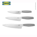 IKEA 365+ Pisau Dapur Untuk Masak Set Isi 3pcs