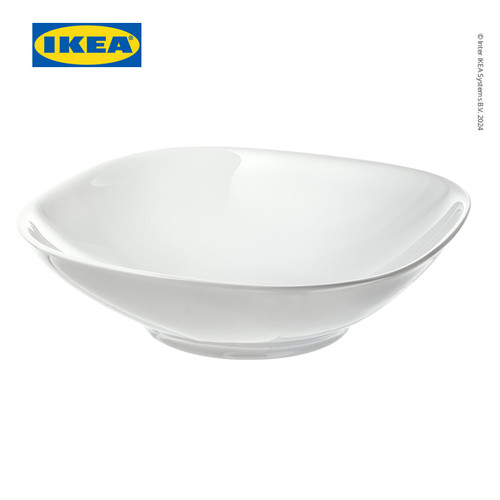 IKEA VARDERA Piring Makan Cekung Putih 20x20 cm