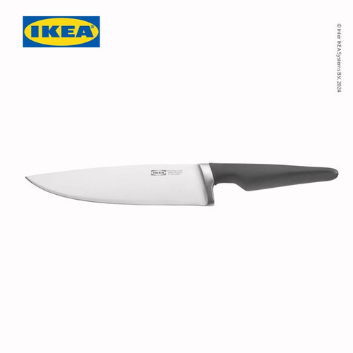 IKEA VORDA Pisau Dapur Untuk Masak Hitam 20 cm