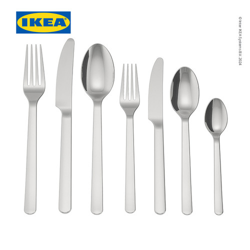 IKEA 365+ Set Peralatan Makan Sendok Garpu Pisau Isi 56pcs