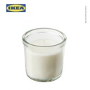 IKEA JAMLIK Lilin Beraroma Dalam Gelas Vanilla 20 jam