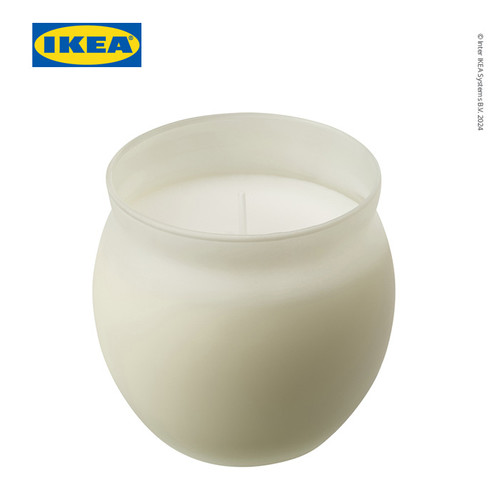 IKEA JAMLIK Lilin Beraroma Dalam Gelas Vanilla 50 jam