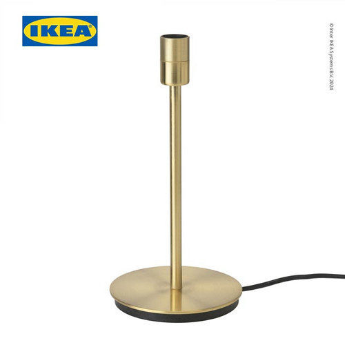 IKEA SKAFTET Badan Lampu Meja Kuningan 30cm