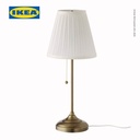 IKEA ARSTID Lampu Meja / Lampu Baca Kuningan/Putih Minimalis