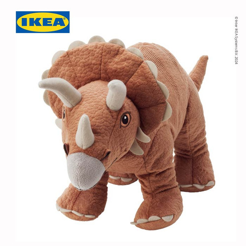 IKEA JATTELIK Boneka Dinosaurus Triceratops 46 cm