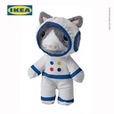 IKEA AFTONSPARV Boneka Astronot Kucing 28 cm