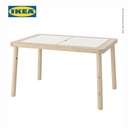 IKEA FLISAT Meja Belajar Kecil Anak Dengan Slot Penyimpanan 83x58 cm