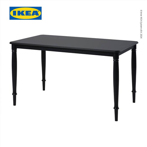 IKEA DANDERYD Meja Makan Minimalis Hitam 130x80 cm