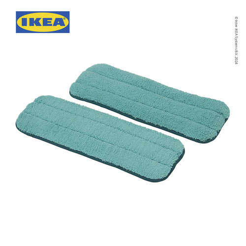 IKEA PEPPRIG Unit Bantalan Serat Mikro Pel Datar 10x29 cm Isi 2pcs