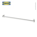 IKEA KUNGSFORS Rel Dinding Gantung Bahan Baja Tahan Karat 56 cm