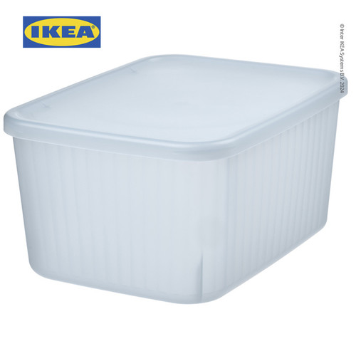 IKEA RYKTA Kotak Penyimpanan Dengan Tutup 18x24x12 cm/3.5 L