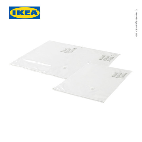 IKEA SPANTAD Kantong Vakum Gulung Abu-Abu Muda Set Isi 2pcs