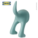 IKEA BASTIS Pengait Hook Dinding Minimalis 12cm