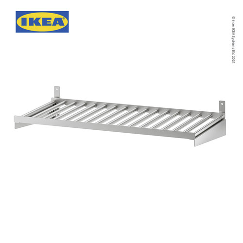 IKEA KUNGSFORS Rak Dapur Dinding Bahan Baja Tahan Karat 60 cm