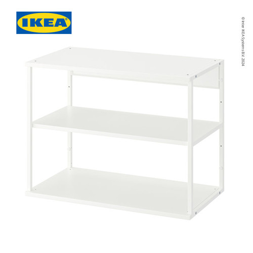 IKEA PLATSA Unit Rak Penyimpanan Serbaguna Putih 80x40x60 cm