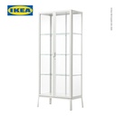 IKEA MILSBO Kabinet Pajangan Dengan Pintu Kaca Putih73x175 cm