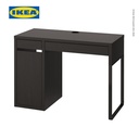 IKEA MICKE Meja Kerja dengan Laci Hitam/Cokelat 105x50 cm