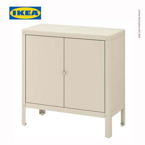 IKEA KOLBJORN Kabinet Penyimpanan Dalam/Luar Ruang Krem 80x81cm