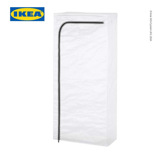 IKEA HYLLIS Sarung Rak Luar/Dalam Ruangan Transparan 60x27x140cm