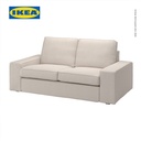 IKEA KIVIK Sofa 2 Dudukan Nyaman Minimalis Krem Muda