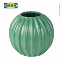 IKEA SKOGSTUNDRA Vas Bunga Hijau 15cm