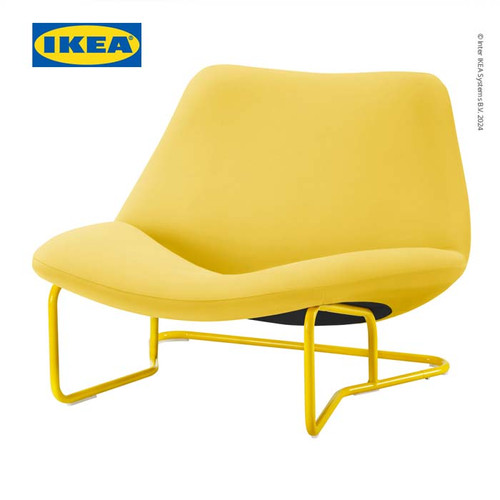 IKEA SOTENAS Kursi Berlengan Hakebo Kuning