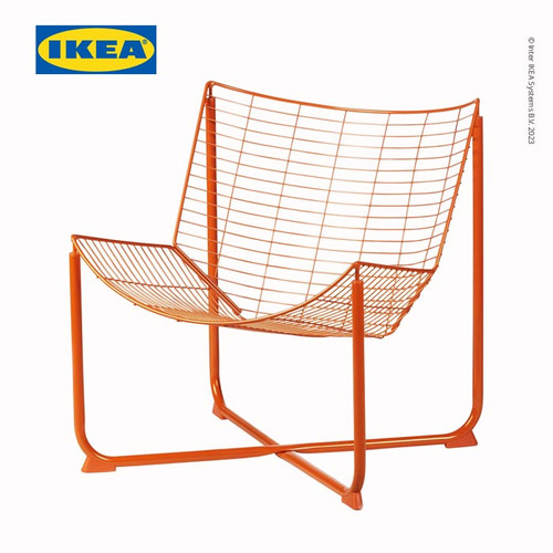 IKEA SKALBODA Kursi Berlengan Jaring Minimalis