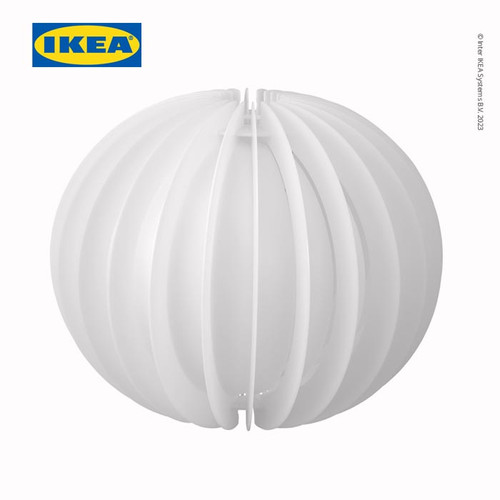 IKEA HAVSFJADER  Kap Lampu Gantung Putih Diameter 42cm