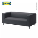 IKEA KLIPPAN Sofa 2 Dudukan Abu-Abu Minimalis Berkualitas