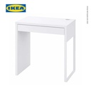 IKEA MICKE Meja Kerja dengan Laci Putih 73x50 cm