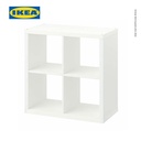 IKEA KALLAX Rak Pajangan Minimalis Putih Berkualitas 77x77cm