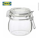 IKEA KORKEN Stoples dengan Penutup Kaca Bening 0.5L