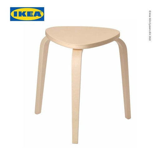 IKEA KYRRE Bangku Tumpuk Kayu Minimalis