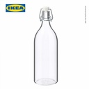 IKEA KORKEN Botol Air Minum 1L dengan penutup