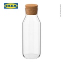 IKEA 365+ Karafe Botol Bening 0.5L dengan tutup