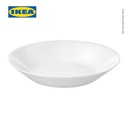 IKEA OFTAST Piring Keramik Cekung Putih 20cm