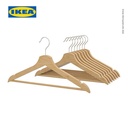 IKEA BUMERANG Gantungan Baju dari Bahan Kayu Isi 8Pcs