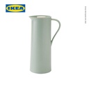 IKEA BEHOVD Termos Kopi dan Teh Hijau Muda/Krem 1l