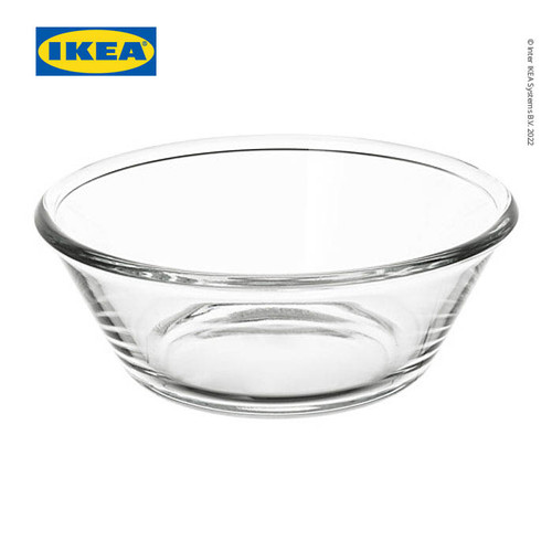 IKEA VARDAGEN Mangkuk Saji Kaca Bening 20cm