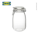 IKEA KORKEN Stoples dengan Penutup Kaca Bening 1.8l