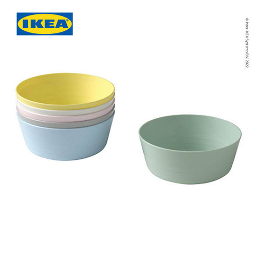 IKEA KALAS Mangkok Bayi Warna-Warni Isi 6pcs BPA Free