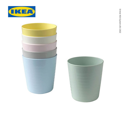 IKEA KALAS Gelas Bayi Warna-Warni Isi 6pcs BPA Free