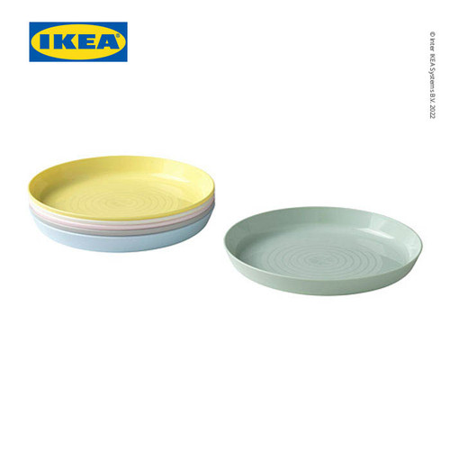 IKEA KALAS Piring Makan Bayi Warna-Warni Isi 6pcs BPA Free