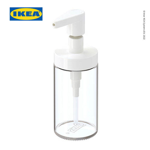 IKEA TACKAN Tempat Sabun Putih Bahan Kaca