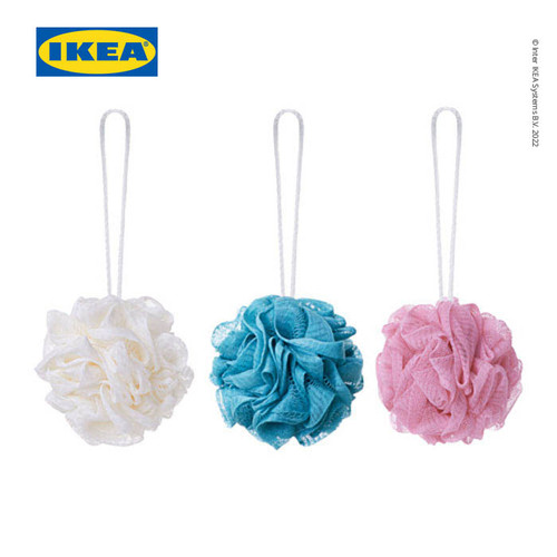 IKEA ABYAN Spons Mandi Warna-Warni Isi 3pcs