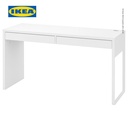 IKEA MICKE Meja Kerja dengan Laci Putih 142x50 cm