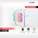 Jemuran Lipat Lantai Baju Liveo LV-788 / Liveo Y Stand hanger