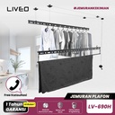 Jemuran Lifting Baju Alumunium Liveo LV-690H / Jemuran Plafond