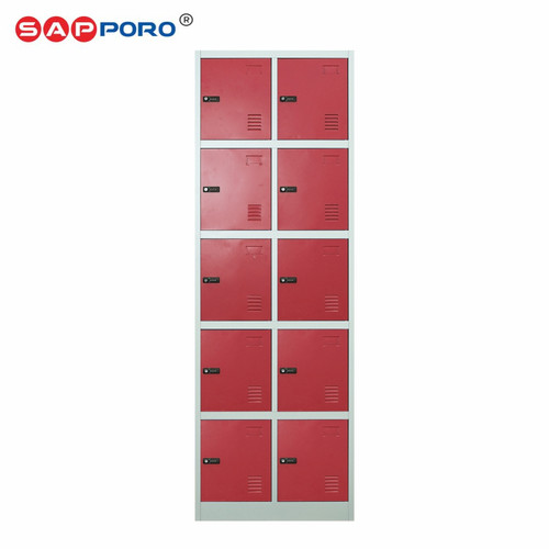 SAPPORO LUNEN 10 - Loker Besi 10 Pintu | Steel Locker 10 Doors